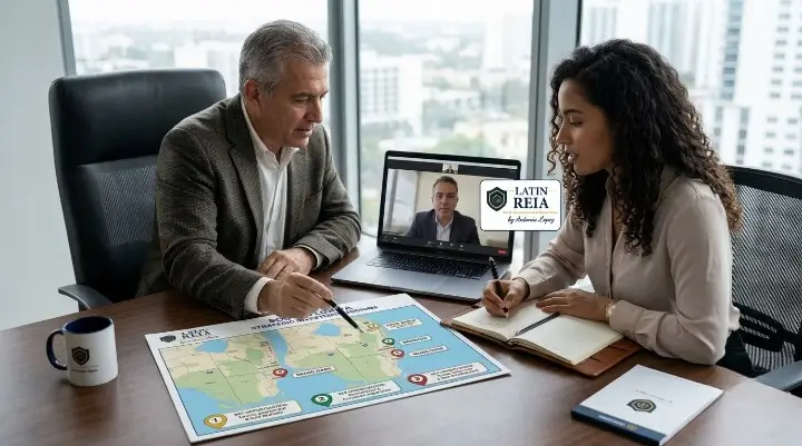 Sesión de mentoría uno a uno de bienes raíces en Florida