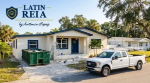 Propiedad en Jacksonville durante la remodelación de un flip