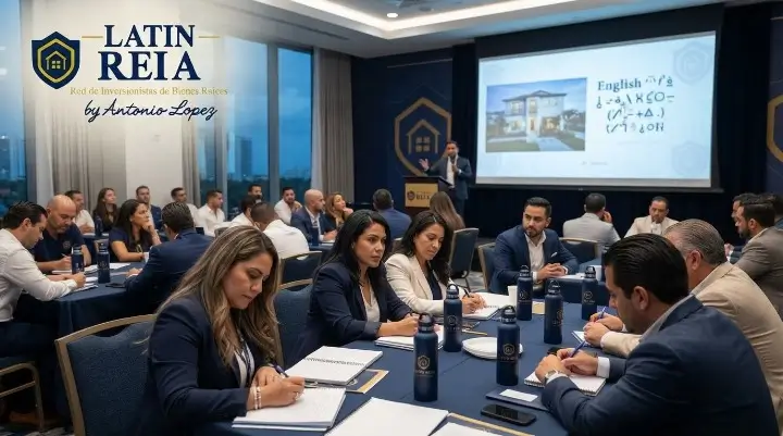 Taller de coaching de bienes raíces en español con inversionistas hispanos en Florida