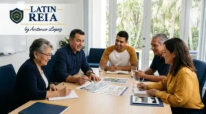 Coaching de bienes raíces en español en Florida durante una sesión grupal
